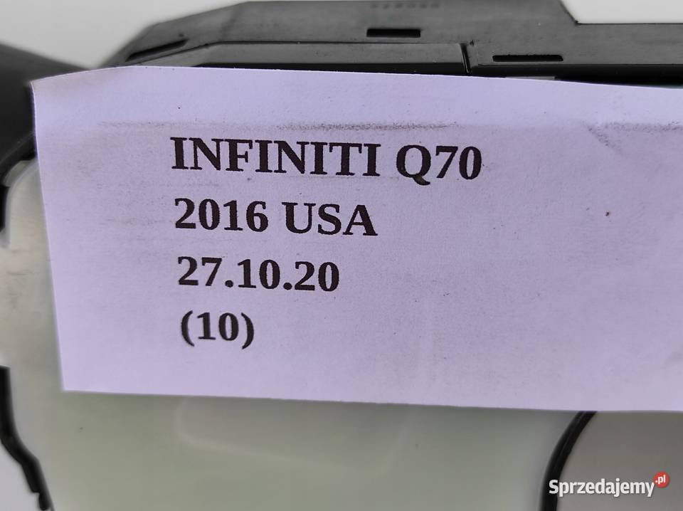 PRZEŁĄCZNIK ŚWIATEŁ WYCIERACZEK INFINITI Q70 M37 osobowe Nowy Tomyśl