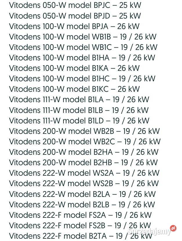 Wymiennik komora spalania Viessmann 26 KW Łosia Wólka