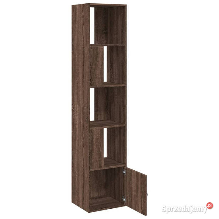 Regał brązowy dąb 40x36x189 materiał Regały Warszawa