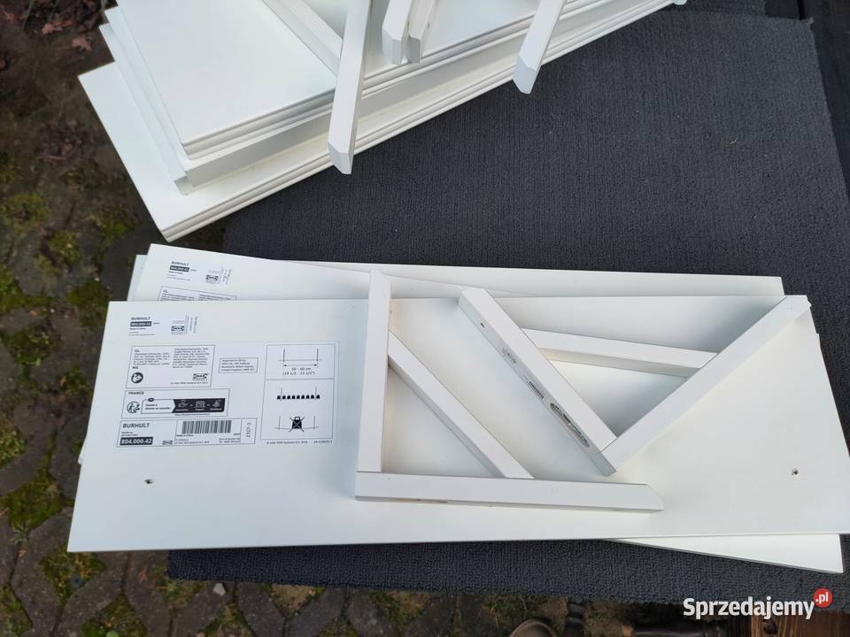 3 x półka IKEA Burnhult Sandhult biała Warszawa sprzedam