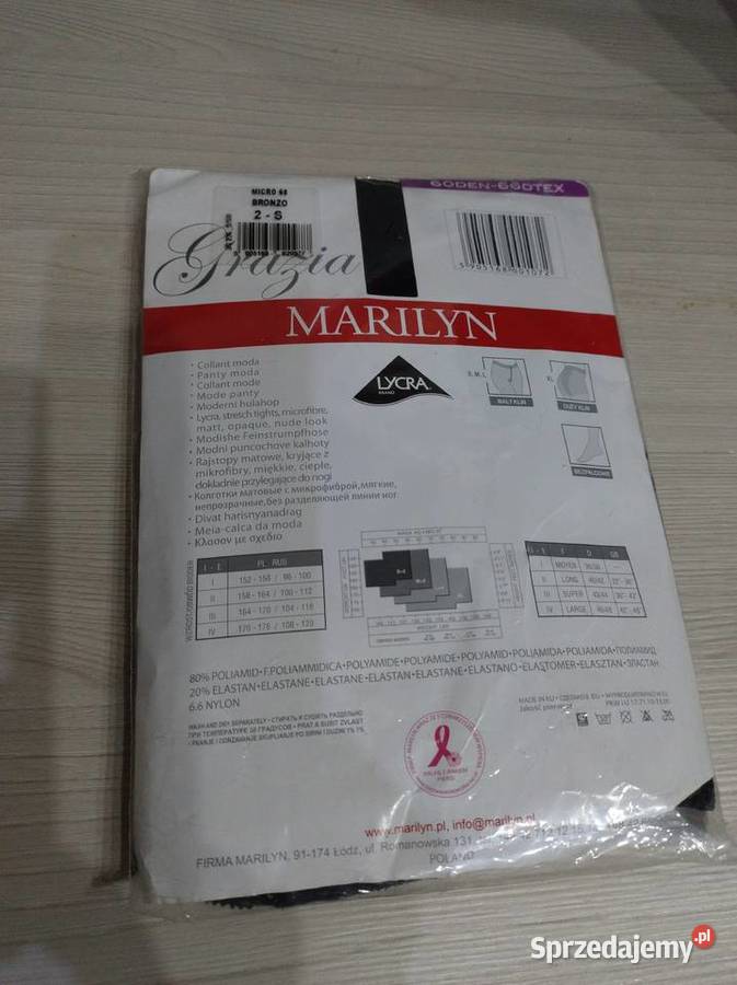 Pończochy w kolorze ciemnego granatu Marilyn Lublin sprzedam