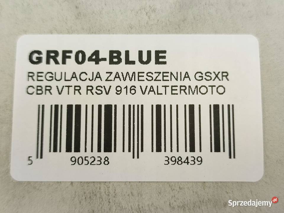 REGULACJA ZAWIESZENIA SUZUKI GSXR 750 1000