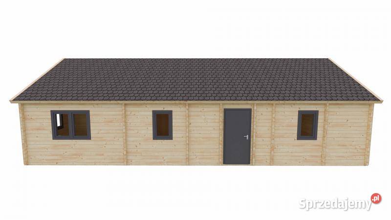 dom drewniany całoroczny SIBU 70m2 drewniany z Miłosław