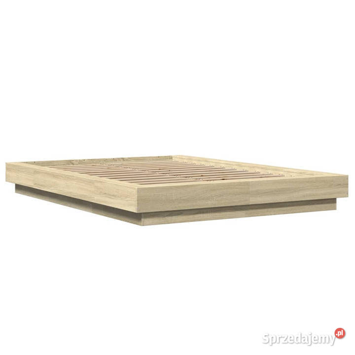 Rama łóżka z LED dąb sonoma 140x200 WM3281100 mazowieckie Warszawa