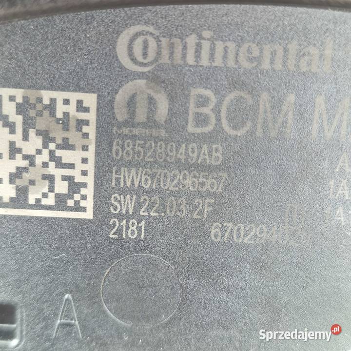 MASERATI GRECALE MODUŁ BCM 670294020 68528949AB osobowe Bieleń