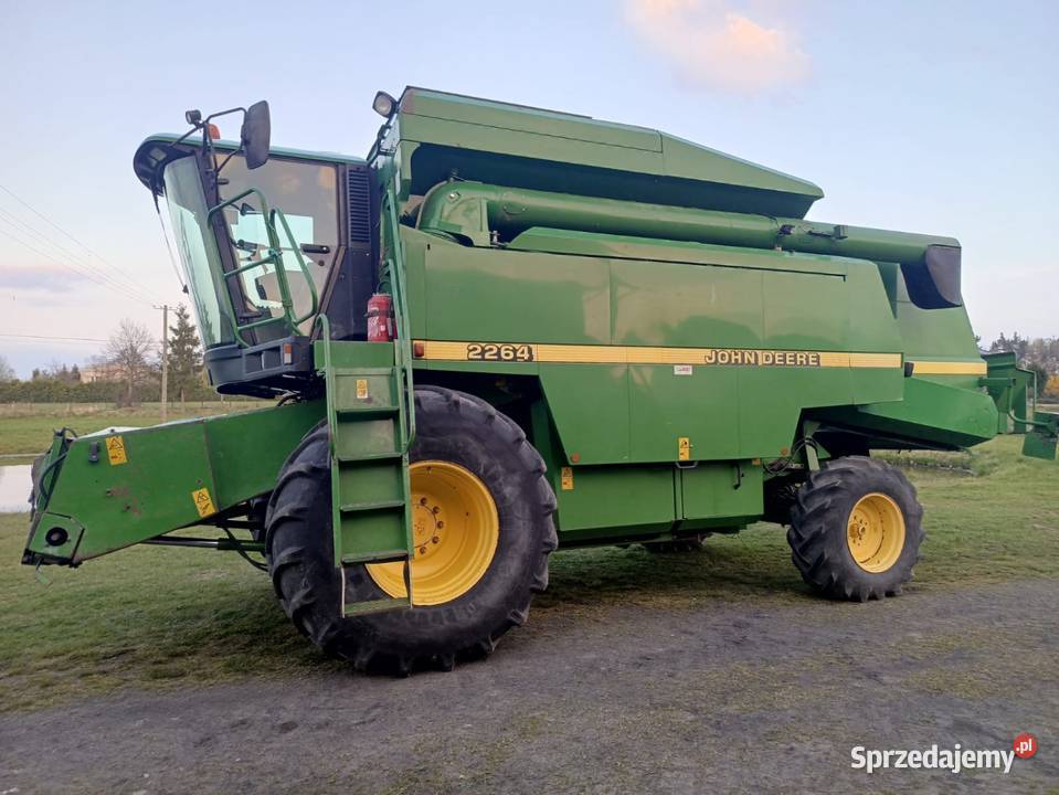 Kombajn John Deere 2264 98 r Heder 6 m z wózkiem pomorskie Czersk