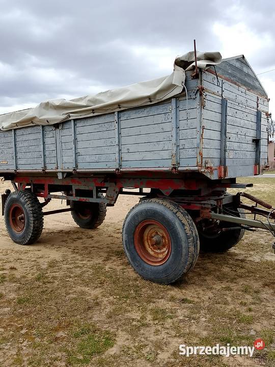 Przyczepa wywrotka 3 stronna 9 ton braun kujawsko-pomorskie sprzedam