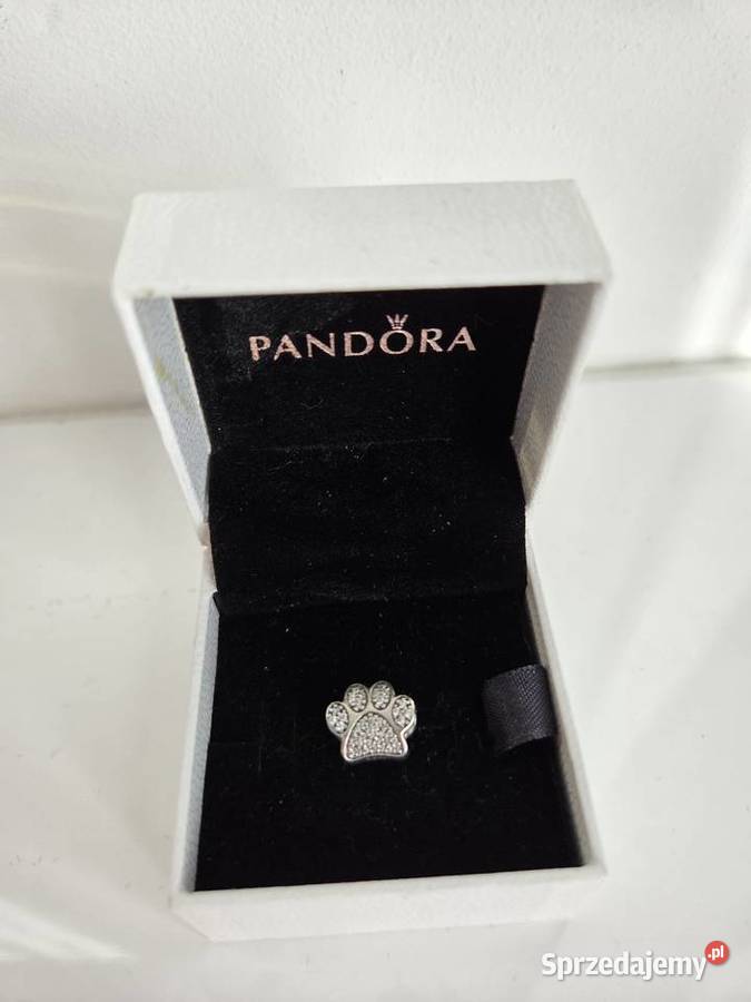 Charms Lśniący odcisk łapy łapka srebrny srebro małopolskie Liszki