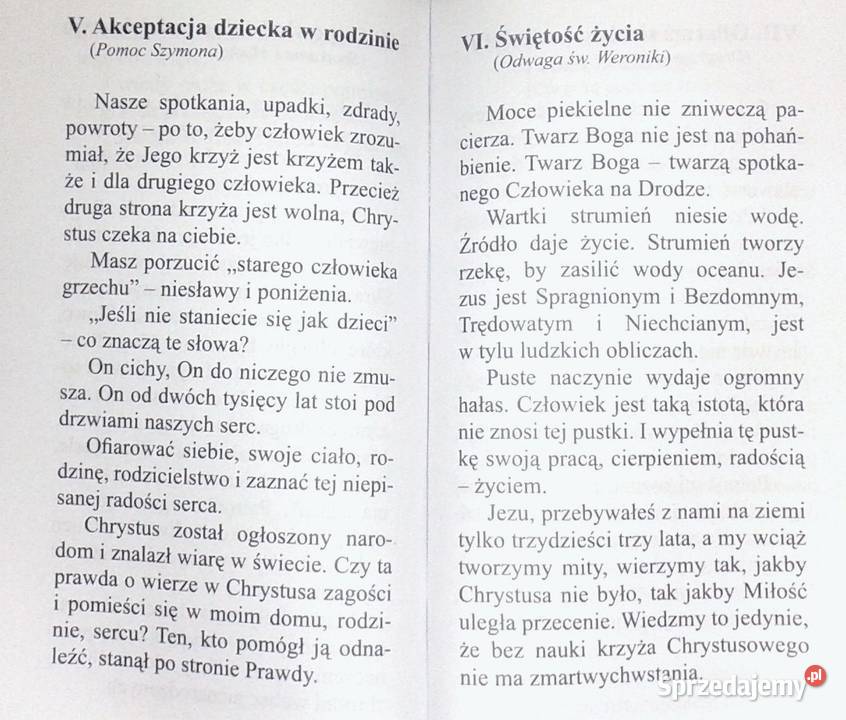 Z Golgoty widać najlepiej człowieka ks Janusz lubelskie Chełm sprzedam