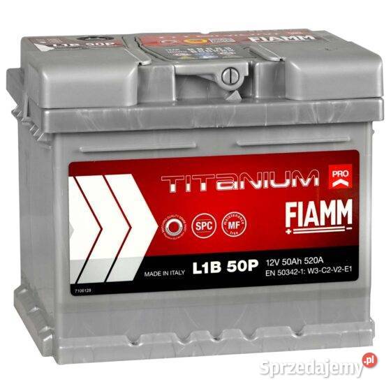 Akumulator FIAMM TITANIUM PRO 12V 50Ah 520A P Koszalin