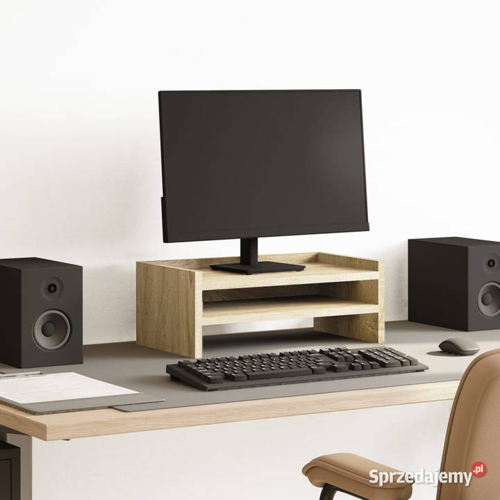 Podstawka pod monitor dąb sonoma 42x24x16