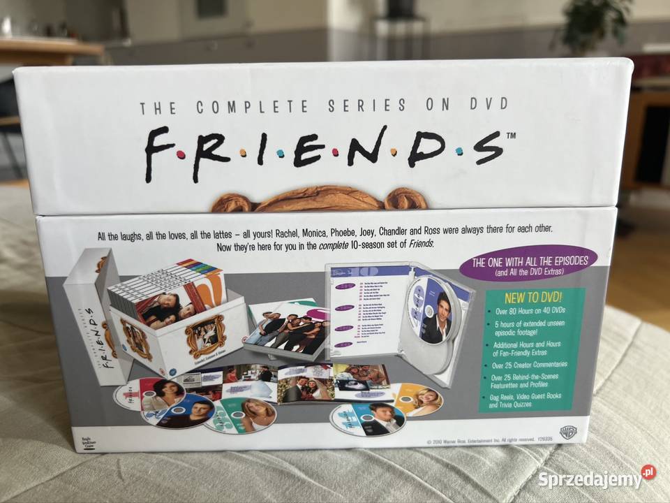 FRIENDS UK ENG napisy kompletna seria DVD mazowieckie Warszawa