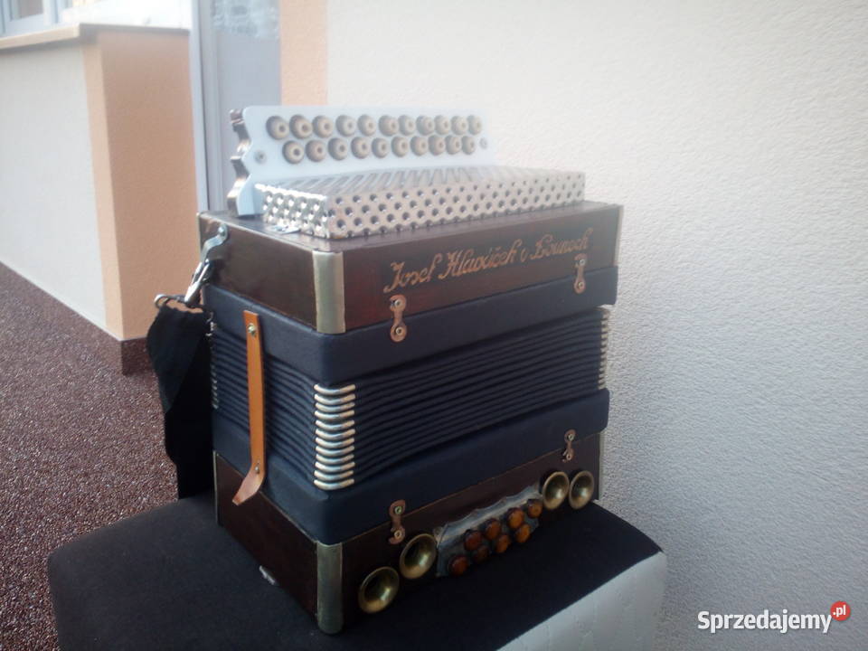 Akordeon Heligonka Jozef Hlavacek harmonijki małopolskie Bobowa