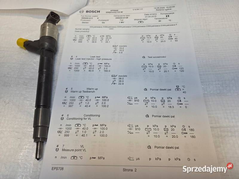 WTRYSK WTRYSKI WTRYSKIWACZE OPEL ASTRA K J