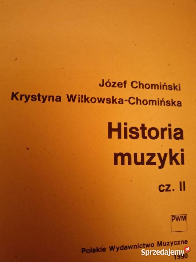 Historia muzyk Muzyczna Księgarni internetowa Warszawa