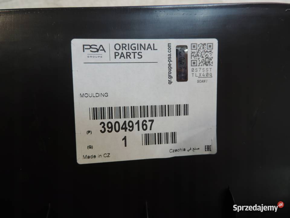 OPEL ASTRA K V HB OSŁONA PASA TYŁ SŁUPKA LEWA