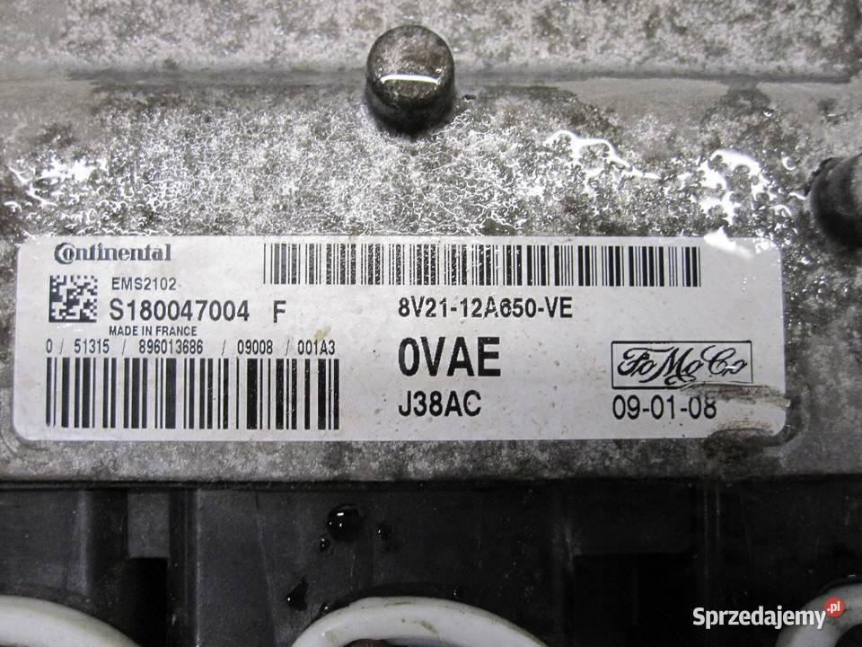 FORD FIESTA VII 09r komputer sterownik silnika