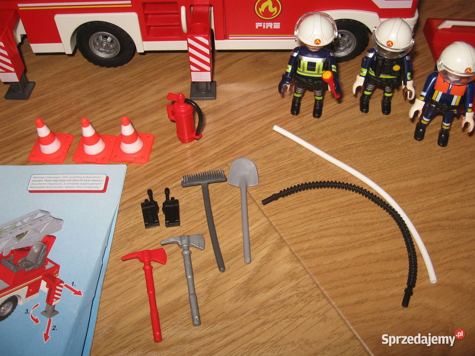 Samochód strażacki z drabiną 9463 komplet bonus Olsztyn