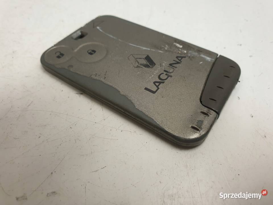 KARTA RENAULT LAGUNA KARTA KLUCZYK Rudka