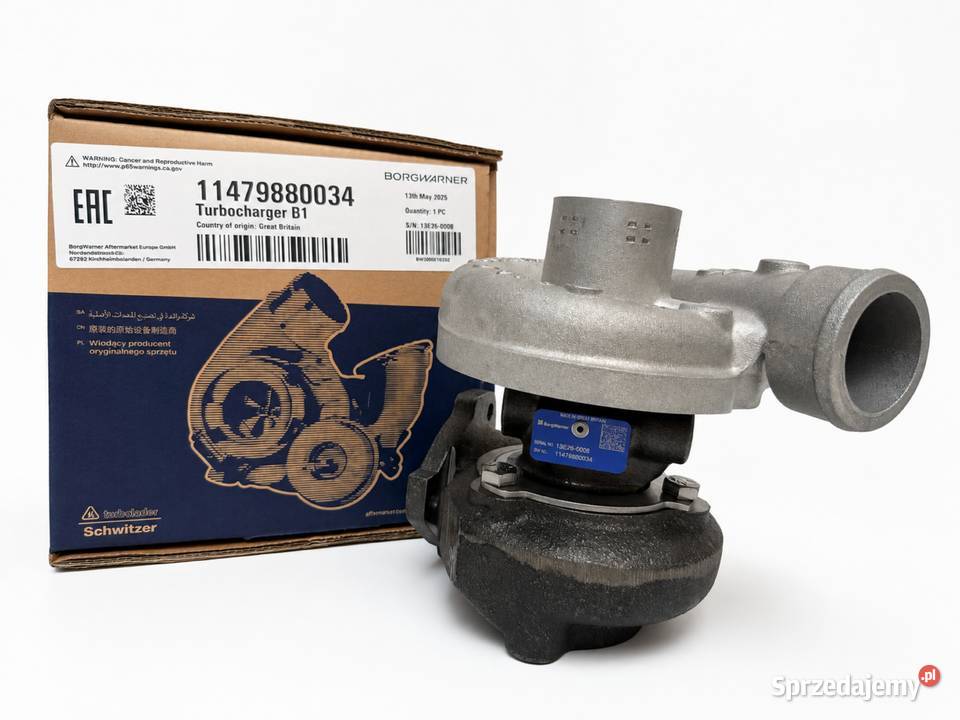 Turbosprężarka BorgWarner KKK Siedlce