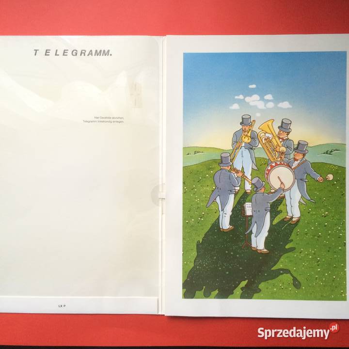 1983 Telegramm Poczty Niemieckiej Szczecin