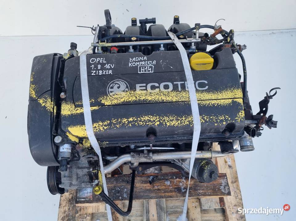 SILNIK KOMPLET Opel Astra III H 18 16V 140 ładna osobowe Janów