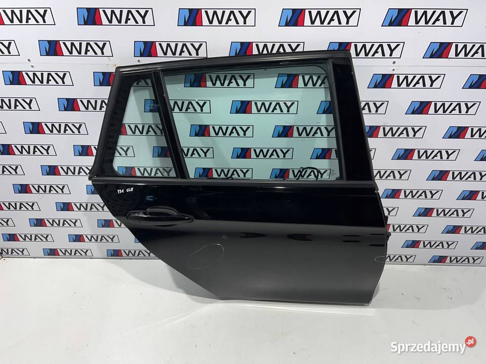 BMW F31 DRZWI PRAWY TYŁ TYLNE PRAWE 668 SCHWARZ Drzwi dolnośląskie