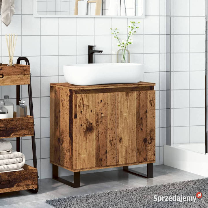 Szafka łazienkowa stare drewno 58x33x60 WM857220 Warszawa sprzedam
