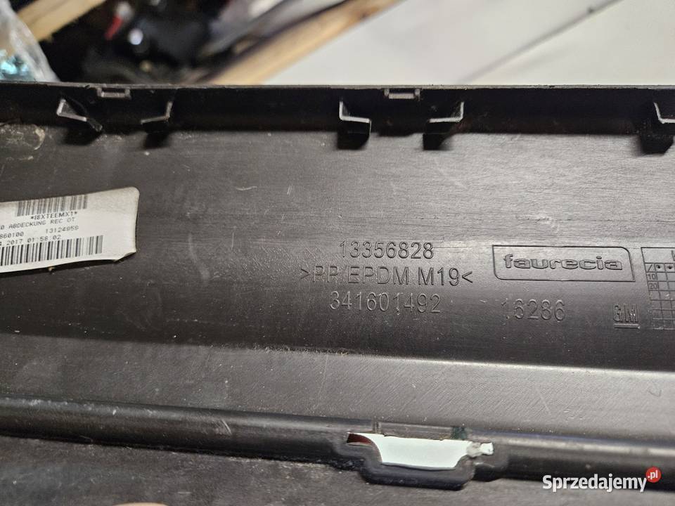 OPEL ZAFIRA C ZAŚLEPKA ZDERZAKA TYŁ TYLNA wielkopolskie Międzychód sprzedam