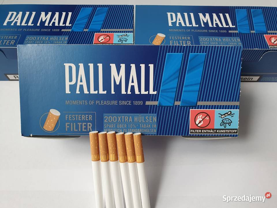 Gilzy Papierosowe PALL MALL BLUE XTRA 200 z Zielona Góra