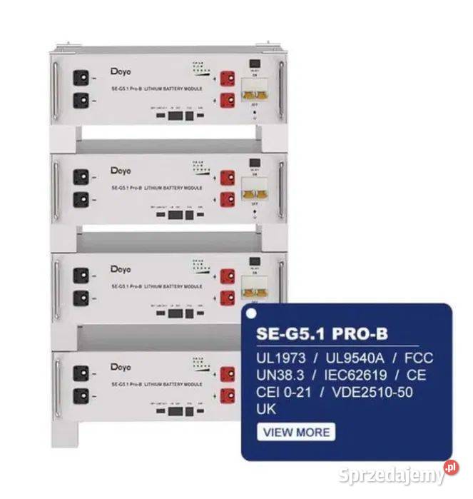 HIT Magazyn energii LiFePO4 LV Deye ProB 512 kWh