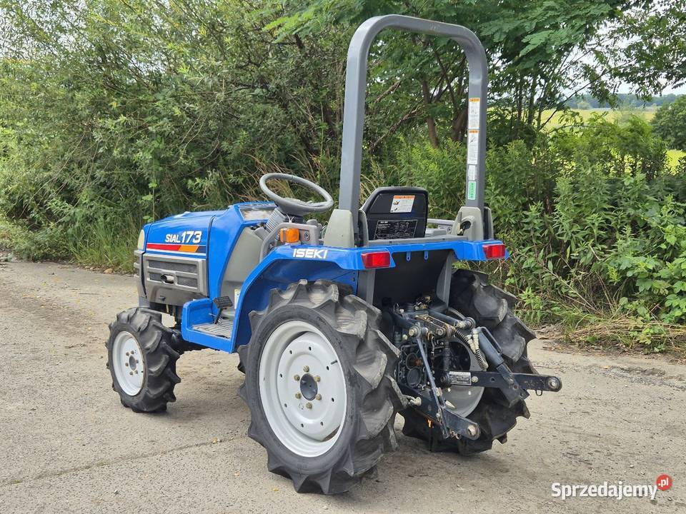 Traktorek traktor ISEKI SIAL 173F 17 44 Wspomaganie kierownicy Małuszyn
