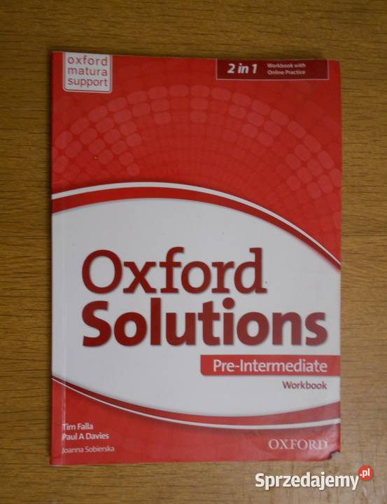 Oxford Solutions PreIntermediate workbook Parczew