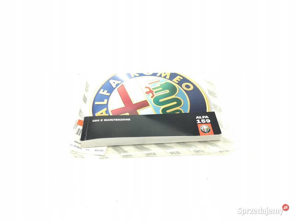 INSTRUKCJA OBSŁUGI ALFA ROMEO 159 20082010 osobowe