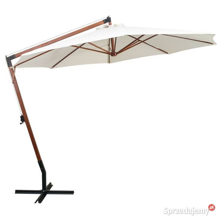 Parasol ogrodowy wiszący 350 drewniany Parasole ogrodowe Warszawa