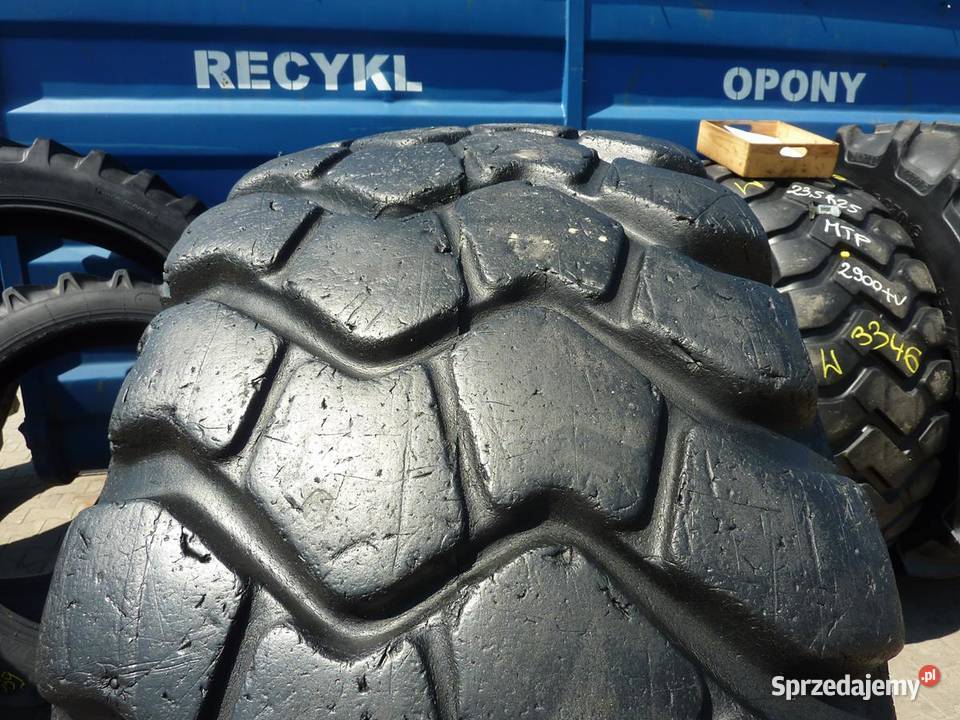 2x Opona używana przemysłowa 235R25 MARANGONI Zaścianki