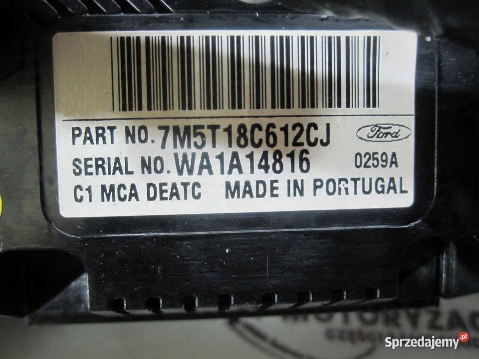 FORD KUGA MK1 I 10r panel klimatyzacji