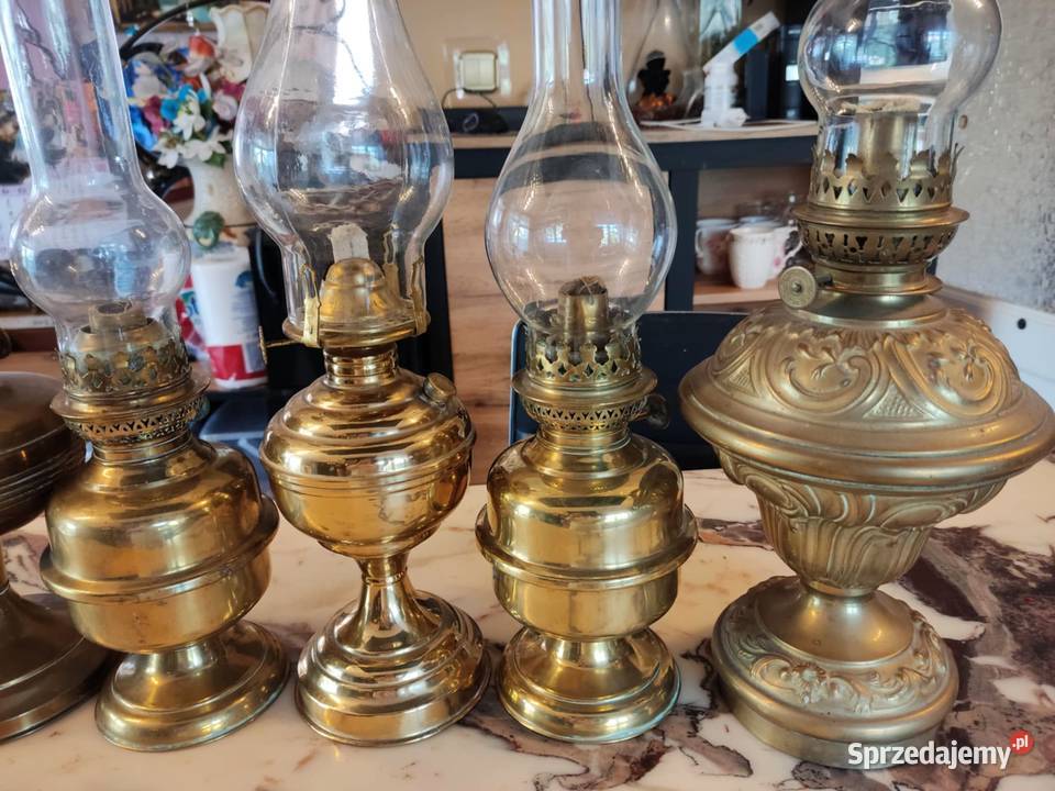 lampa lampy mosiężne naftowe wyprzedaż Gorzów Wielkopolski