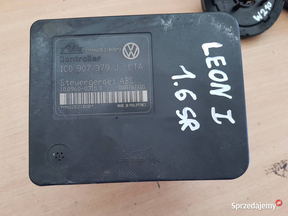 SEAT VW AUDI POMPA ABS 1J0614117F 1J0907379J osobowe Układ hamulcowy Turek