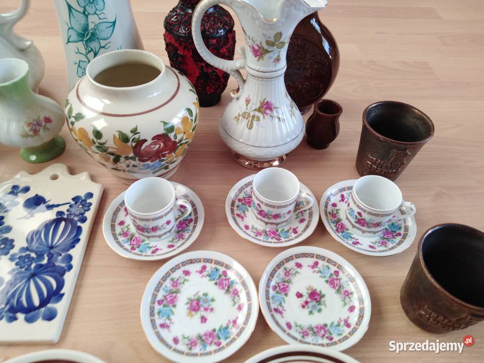 Ceramika z okresu PRL użytkowa i ozdobna Antyki, Sztuka, Kolekcje Lębork
