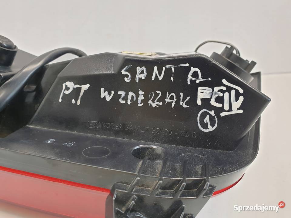 Hyundai Santa Fe IV TYLNA LAMPA PRAWA prawy tył osobowe Janów