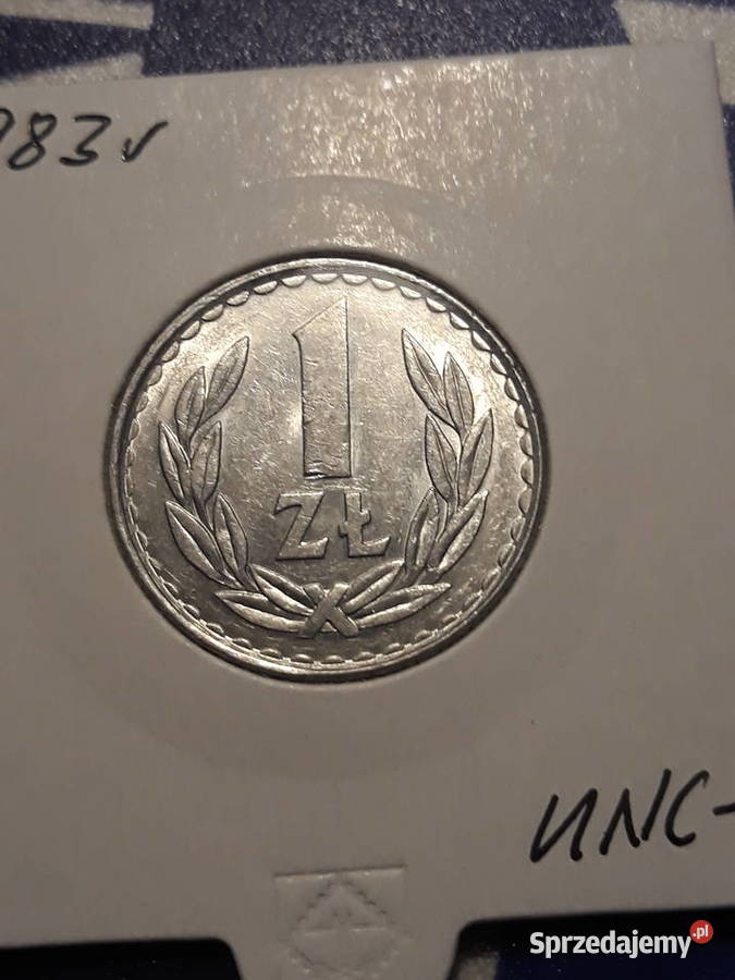 1 złoty 1983 r 1 około mennicze
