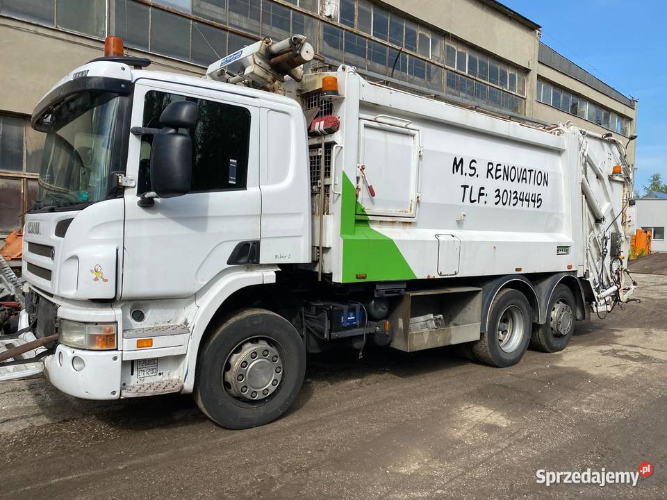SCANIA P320 ŚMIECIARKA PODWOZIE RAMAEURO 5 Nowiny