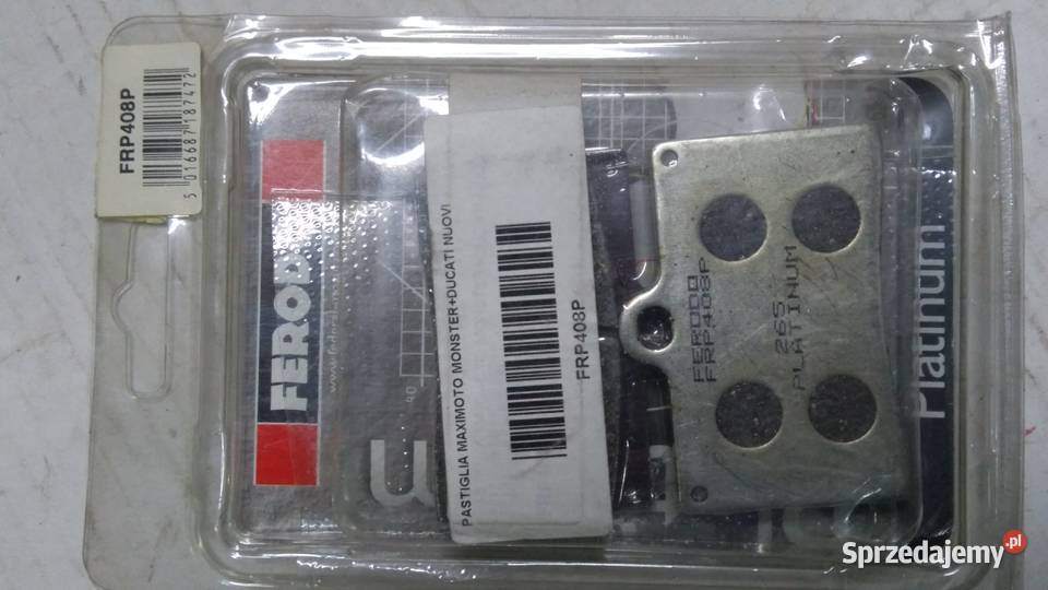 Klocki hamulcowe Ferodo FRP408P DUCATI MONSTER Bielsk Podlaski