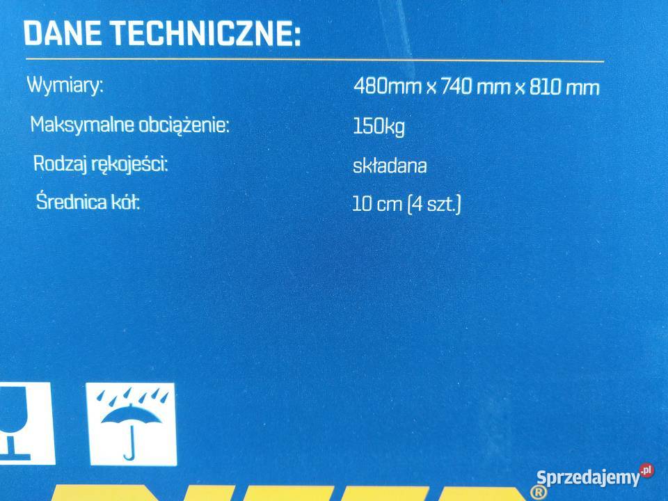 NAJTANIEJ Wózek Platformowy Transportowy Skrętny Zabrze sprzedam