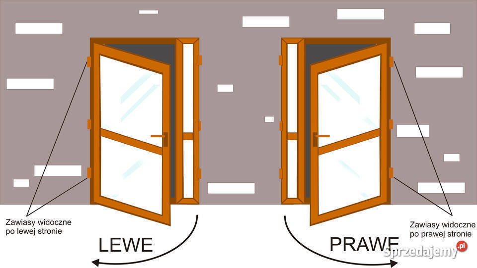 Wzmacniane drzwi PCV 90x210 ręki kujawsko-pomorskie Inowrocław