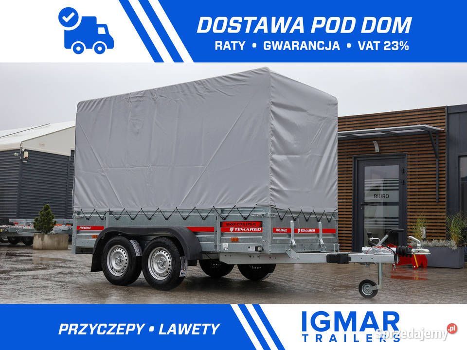 Przyczepka TEMARED PRO BRAKE 30152 dwuosiowa 2 Bochnia