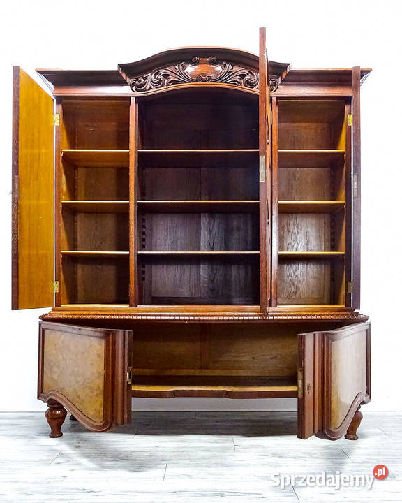 WITRYNA BIBLIOTEKA przeszklona SZPROSY CZECZOT 165cm wielkopolskie Kalisz