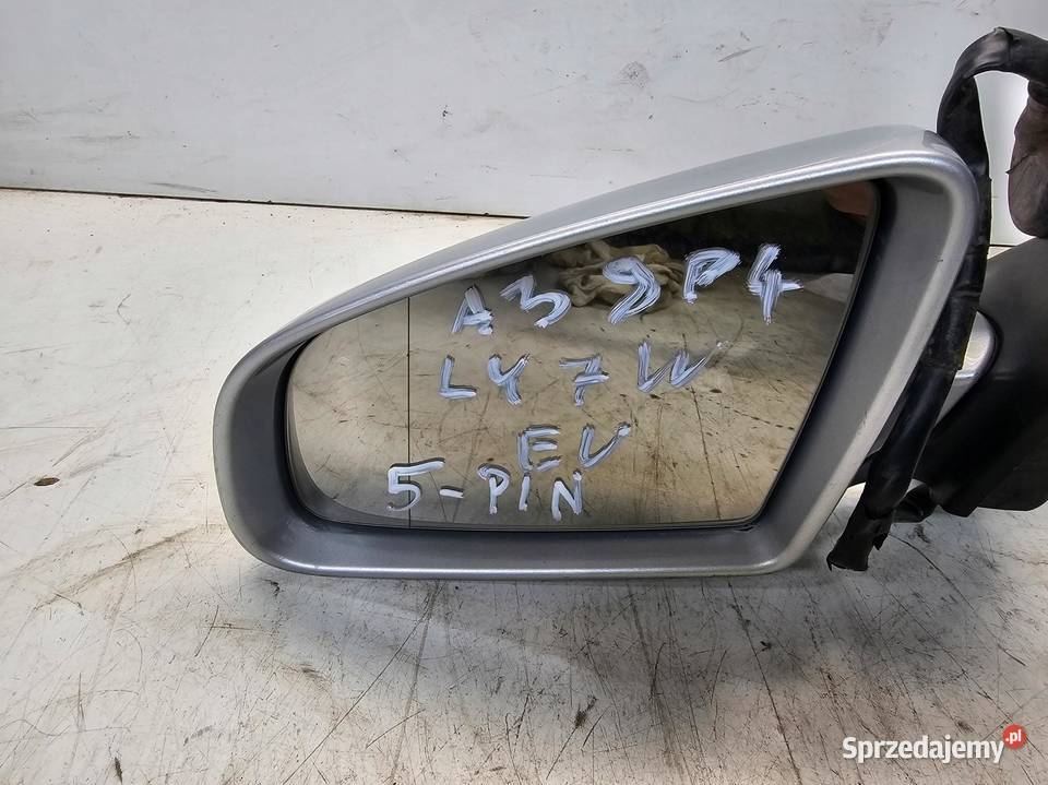 LUSTERKO ZEWNĘTRZNE LEWE AUDI A3 8P4 5 PIN LY7W Przystajń