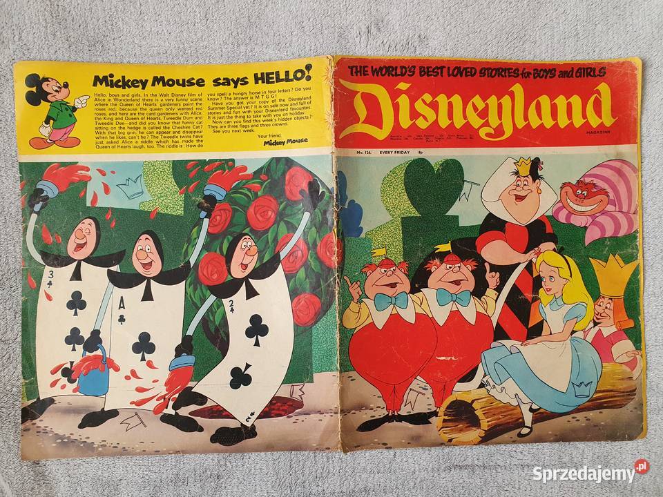 Disneyland komiks w jęz angielskim z 1973 roku Komiksy Gdynia